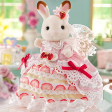 Laden Sie das Bild in den Galerie-Viewer, Calico Critters Freya's Geburtstagsfeier Erdbeertorte Kleid