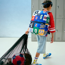 Laden Sie das Bild in den Galerie-Viewer, State Bags Kane Single Pocket Varsity Numbers Backpack