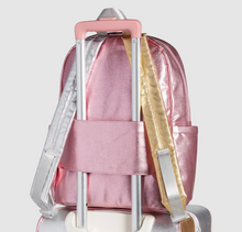 Load image into Gallery viewer, State Bags Metallic Kane Pink Silver Single Pocket Backpack