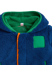 Laden Sie das Bild in den Galerie-Viewer, Magnetic Me Hudson Bay Striped Sherpa Jacket