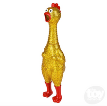 Load image into Gallery viewer, Sparkle Rubber Chicken – 13"