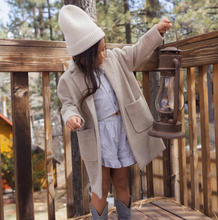 Load image into Gallery viewer, Rylee + Cru Longline Coat Stone