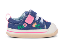 Load image into Gallery viewer, See Kai Run Stevie Mini Blue Denim/Garden