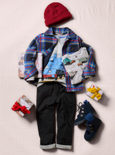 Load image into Gallery viewer, Tea Collection Great Railway Journey Pocket Tee