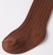 Load image into Gallery viewer, Quincy Mae Footed Tights - Redwood