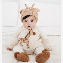 Load image into Gallery viewer, Huggalugs Giraffe Beanie Hat for Baby & Kids