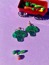 Load image into Gallery viewer, Not Picasso Mini Broccoli Earrings