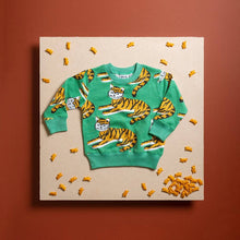 Load image into Gallery viewer, Baby Cats Of California Kids Tiger Allover Sweatshirt
