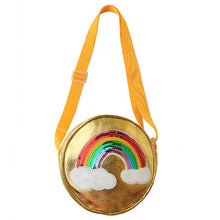 Laden Sie das Bild in den Galerie-Viewer, Glitzer-Schwestern Pailletten-Regenbogen-Tasche