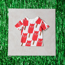 Load image into Gallery viewer, Baby Cats Of California Kids Allover Catsicle T-Shirt