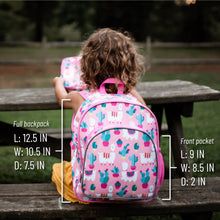 Load image into Gallery viewer, Wildkin Llamas and Cactus Pack n Snack Backpack - 12 Inch