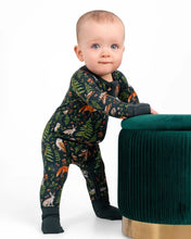 Load image into Gallery viewer, Jammie Session Wood You Be My Friend Bamboo Baby Romper