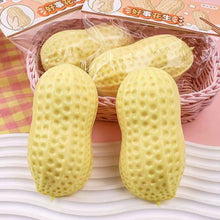Laden Sie das Bild in den Galerie-Viewer, Jumbo Peanut Squishy Toy – Slow Rising Sensory Stress Relief Fidget