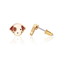 Load image into Gallery viewer, Girl Nation Perky Puppy Cutie Stud Earrings