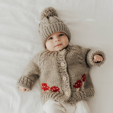 Load image into Gallery viewer, Huggalugs Mushroom Pebble Cardigan Sweater Baby & Toddler