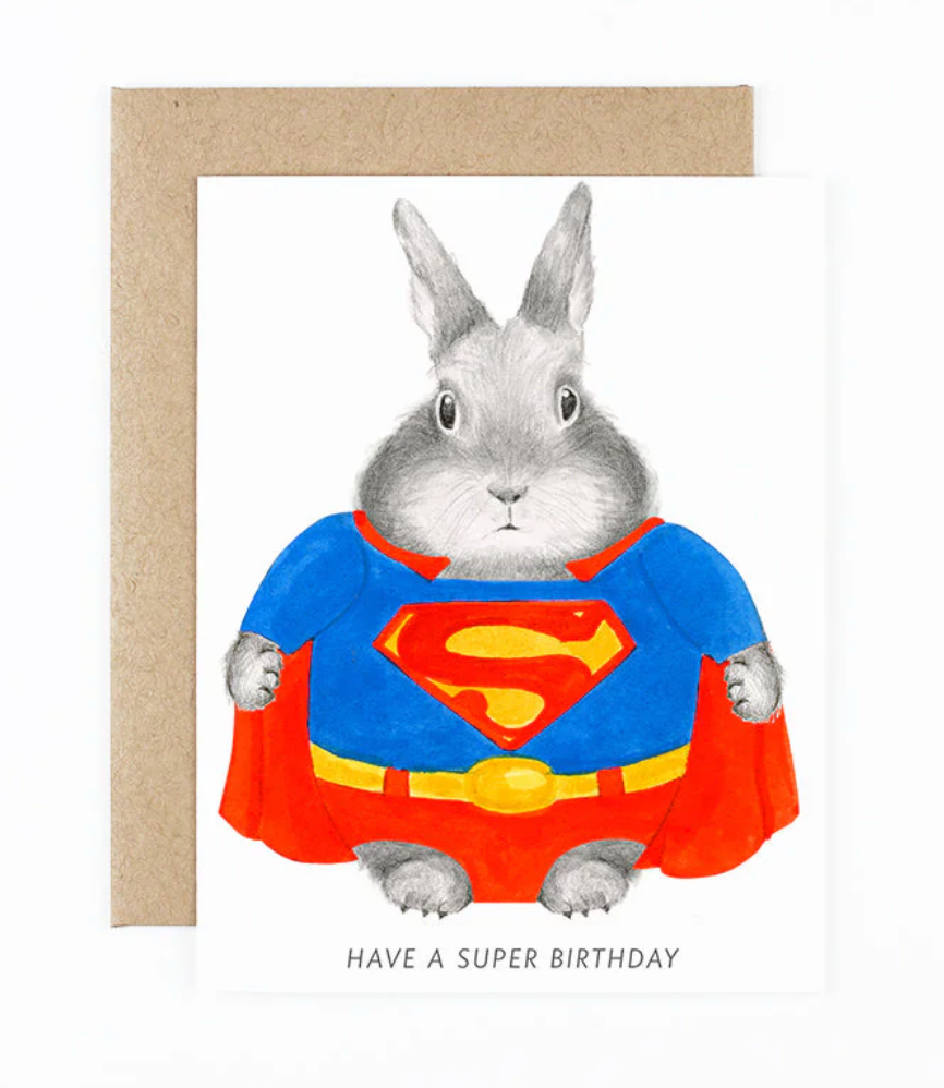 Dear Hancock Super Bunny Birthday