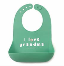 Load image into Gallery viewer, Bella Tunno I Love Grandma Wonder Bib
