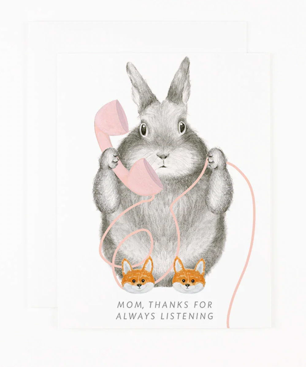 Dear Hancock Bunny In Fox Slippers - Mom