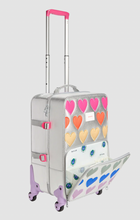 Load image into Gallery viewer, State Bags Logan Carry On Suitcase Fuzzy Hearts