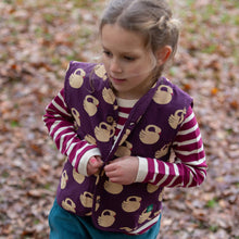 Laden Sie das Bild in den Galerie-Viewer, Little Green Radicals Sleeping Swans Reversible Vest