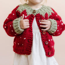 Load image into Gallery viewer, The Blueberry Hill Strawberry Cardigan