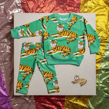 Load image into Gallery viewer, Baby Cats Of California Kids Tiger Allover Sweatshirt