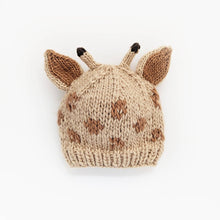 Load image into Gallery viewer, Huggalugs Giraffe Beanie Hat for Baby & Kids