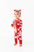Load image into Gallery viewer, Jammie Session Berry Sweet Bamboo Baby Romper