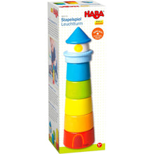 Laden Sie das Bild in den Galerie-Viewer, Haba Leuchtturm Holz-Regenbogenstapler 👉 NUR ONLINE