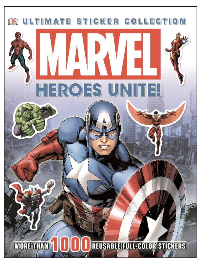 Marvel Ultimate Sticker Collection Book Heroes Unite