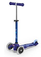 Load image into Gallery viewer, Micro Kickboard Mini Deluxe LED Blue Scooter