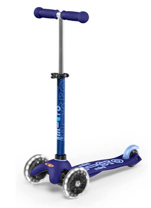 Micro Kickboard Mini Deluxe LED Blue Scooter