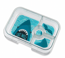 Load image into Gallery viewer, Yumbox Leakproof Sandwich Friendly Bento Box - Panino True Blue (Shark Tray)
