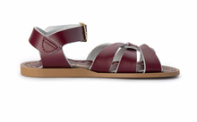 Load image into Gallery viewer, Salt Water Sandals Original Claret Burgundy Leather