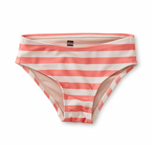Tea Collection Bikini Bottom Core Swim Stripe - Peach Bloss