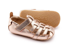 Laden Sie das Bild in den Galerie-Viewer, Old Soles Gladiator Copper Leder-Fisherman-Sandalen Lauflernschuhe / Krabbelschuhe