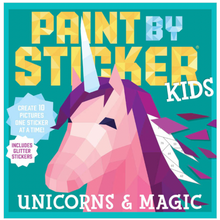Load image into Gallery viewer, Paint By Sticker Kids Unicorns & Magic Sticker Book