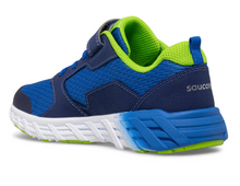 Load image into Gallery viewer, Saucony Wind A/C 2.0 Kids Sneaker Blue/Green