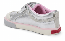 Load image into Gallery viewer, See Kai Run Kristin Silver/Pink Size 12 Toddler