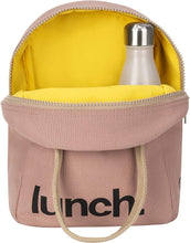 Load image into Gallery viewer, Fluf Zipper Lunch Bag Organic Mauve
