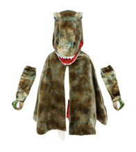 Laden Sie das Bild in den Galerie-Viewer, Great Pretenders Grandasaurus T-Rex Cape mit Klauen