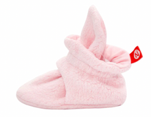 Load image into Gallery viewer, Zutano Cozie Fleece Bootie Baby Pink