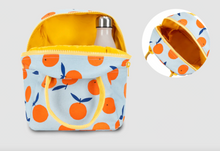 Load image into Gallery viewer, Fluf Zipper Lunch Bag Organic Oranges