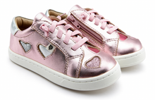 Load image into Gallery viewer, Old Soles Hearty Runner Pink Frost / Glam Argent / Silver / Glam Pink / Fuchsia Foil