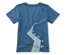 Load image into Gallery viewer, Tea Collection Scottish Dragon Graphic Tee Aegean Blue
