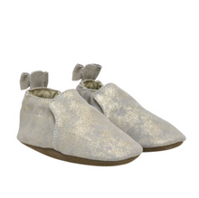 Load image into Gallery viewer, Robeez Pretty Pearl Gold Leather Outsole