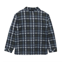 Load image into Gallery viewer, Minymo Plaid Fleece Long Sleeve Green/Blue
