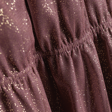Load image into Gallery viewer, Minymo Mauve Gold Sparkle Dress
