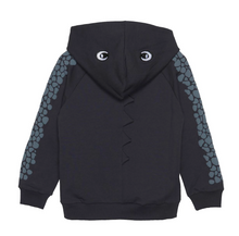 Load image into Gallery viewer, Minymo Organic Cotton Black Dino Sweatshirt
