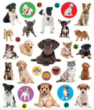 Load image into Gallery viewer, Eyelike Stickers Puppies 400 Reusable Stickers Book